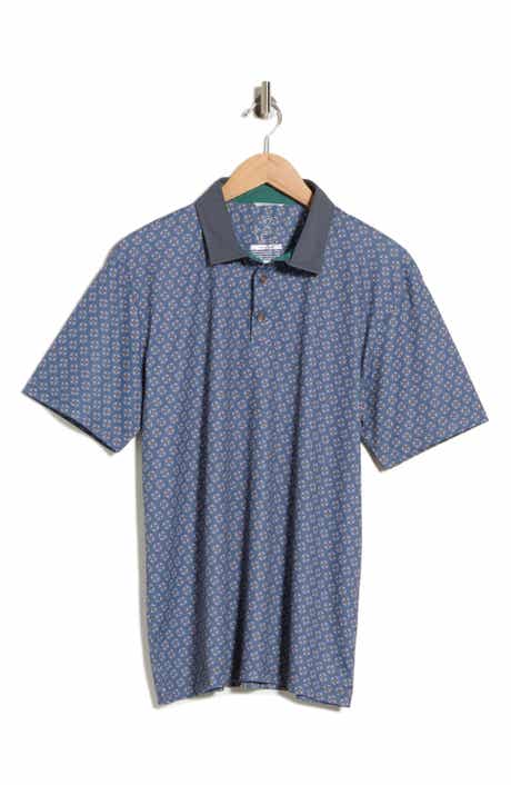 Harris Medallion Print Golf Polo