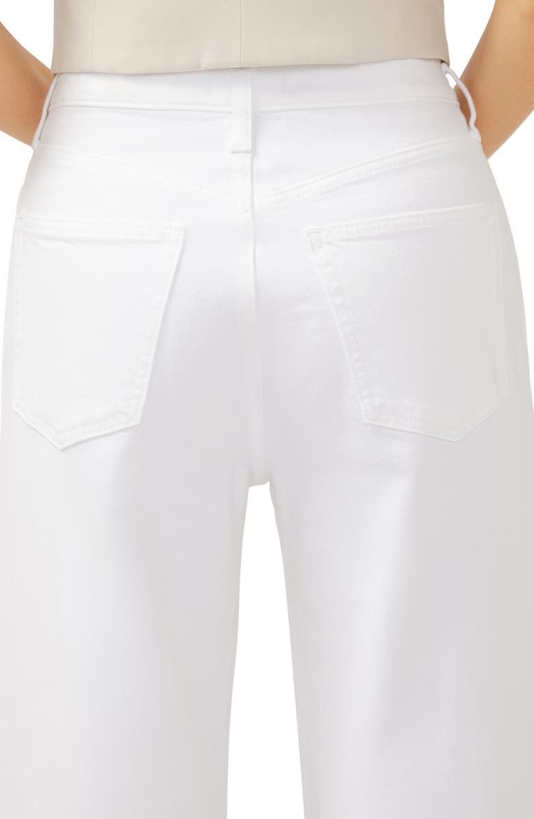 Silver Jeans Co. Highly Desirable High Waist Ultra Wide Leg Jeans, Alternate, color, White
