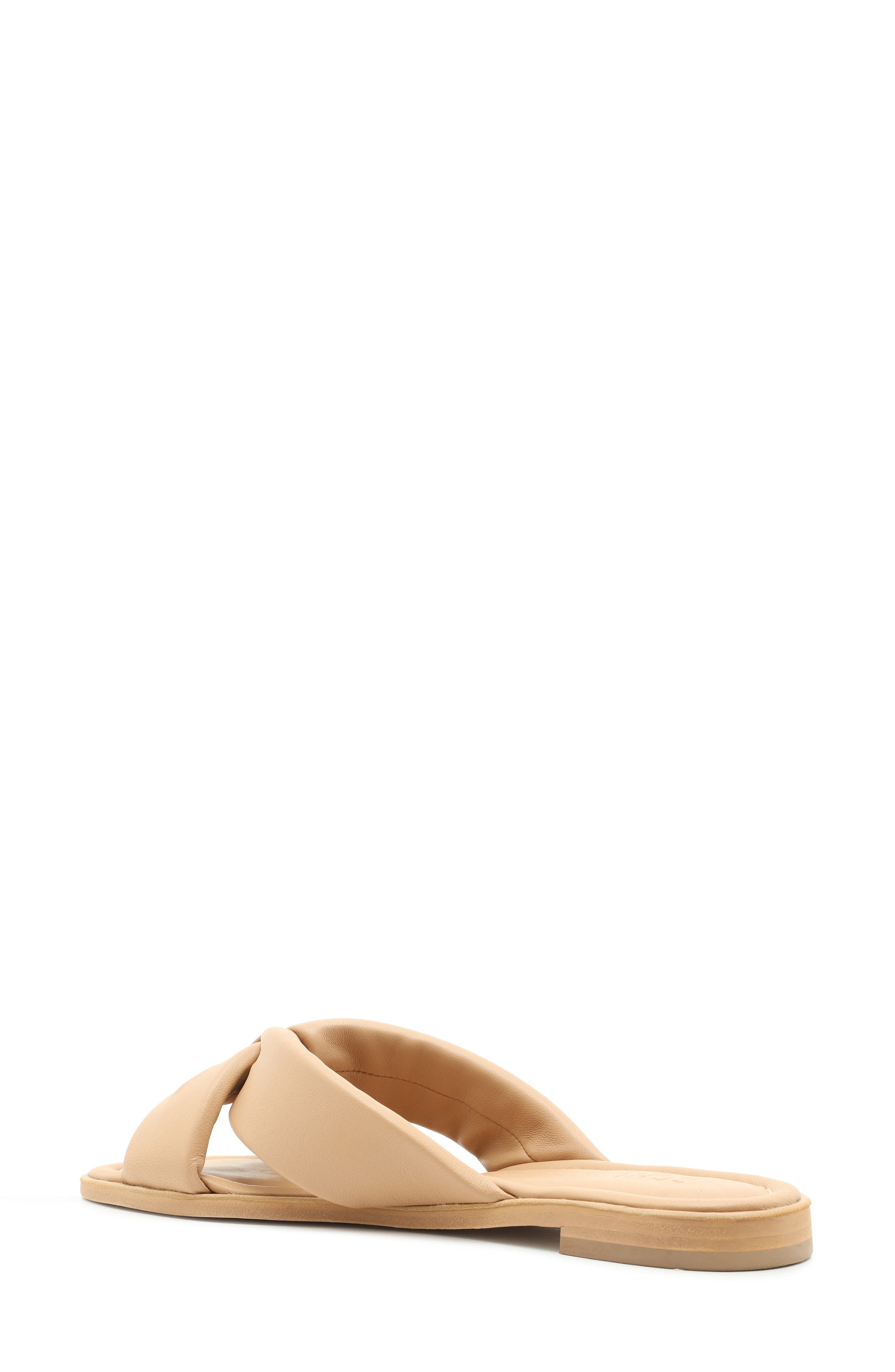 Fairy Slide Sandal, Alternate, color, HONEY BEIGE LEATHER