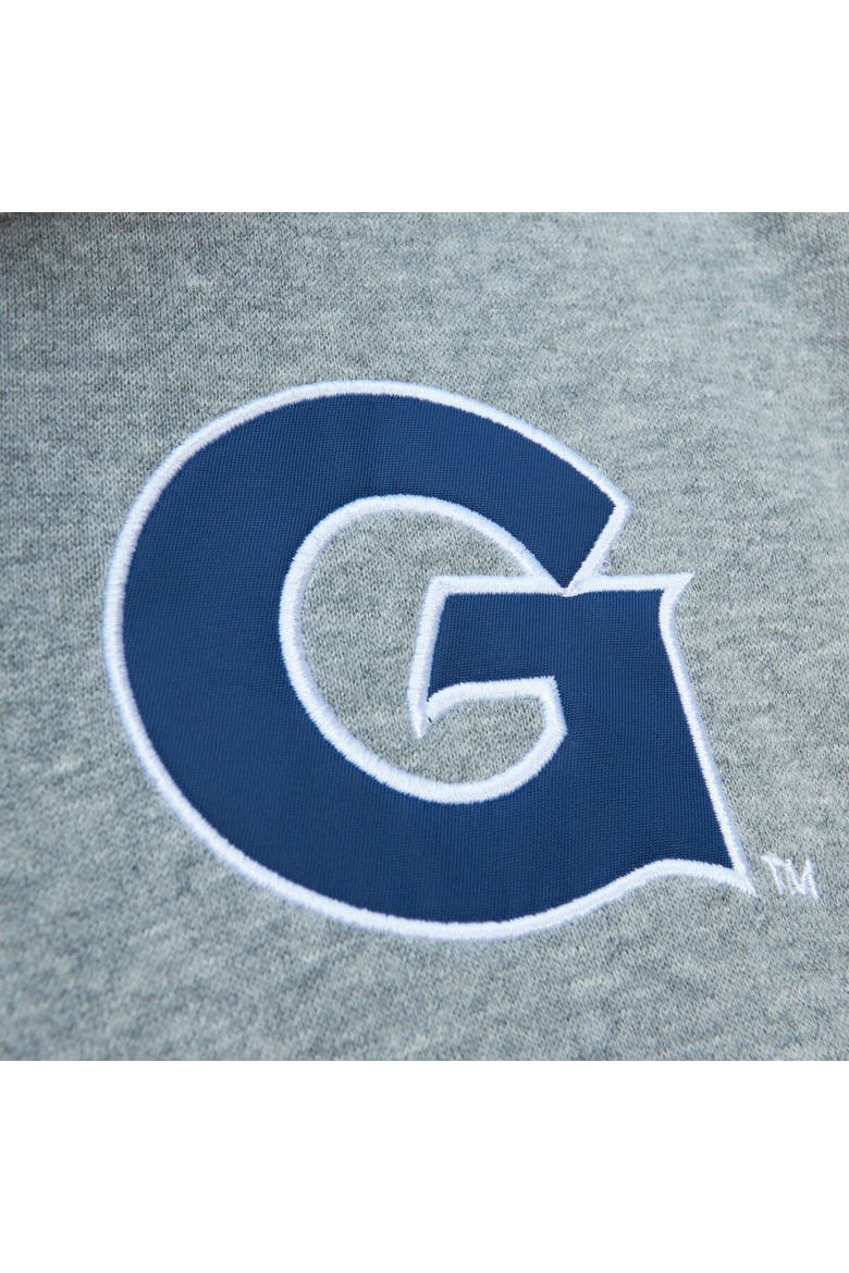 Men's Mitchell & Ness Navy Georgetown Hoyas Head Coach Pullover Hoodie, Alternate, color, Navy