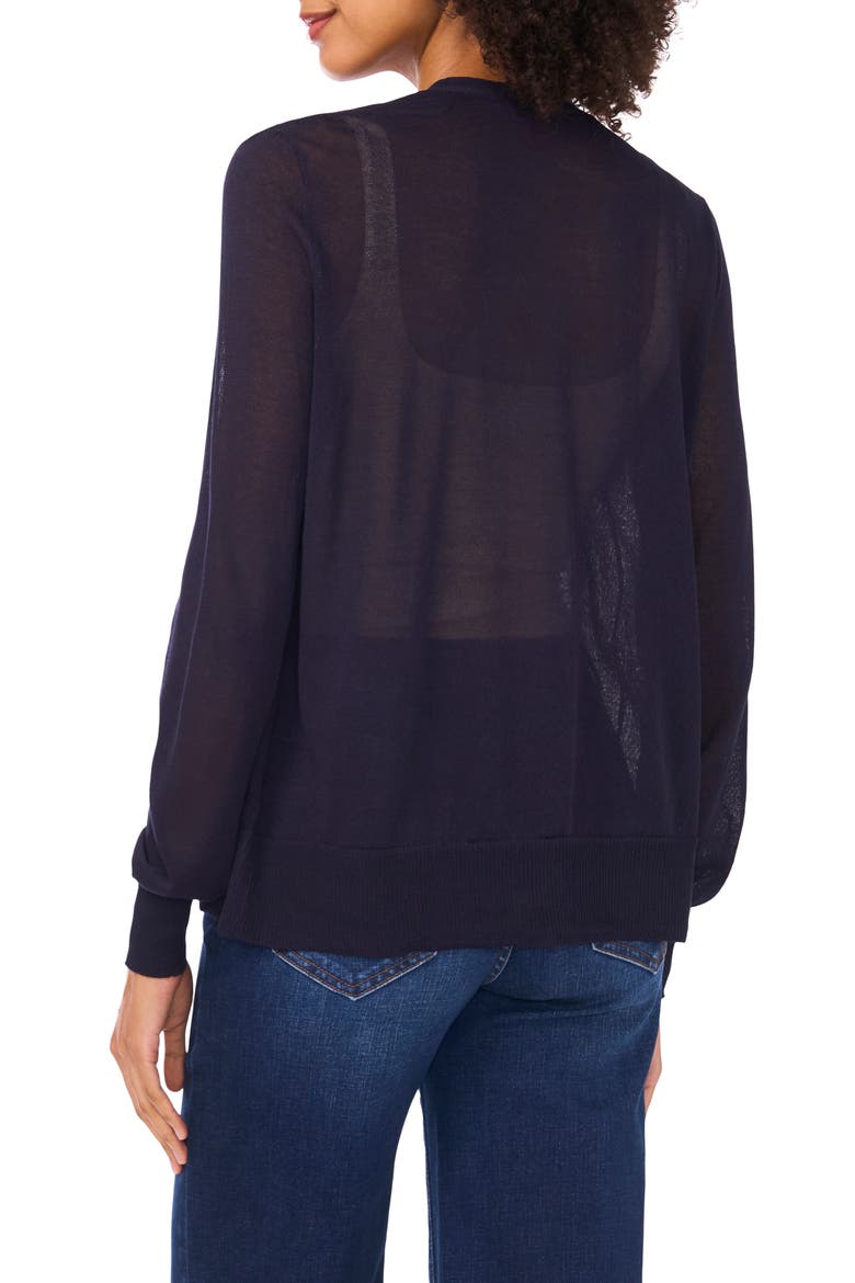 Tissue Knit Cardigan, Alternate, color, CLASSIC NAVY