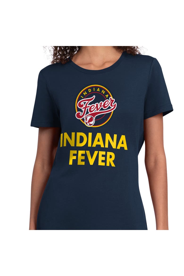 Women's Starter  Navy Indiana Fever WNBA 30th Anniversary Scoop Neck T-Shirt, Alternate, color, Navy