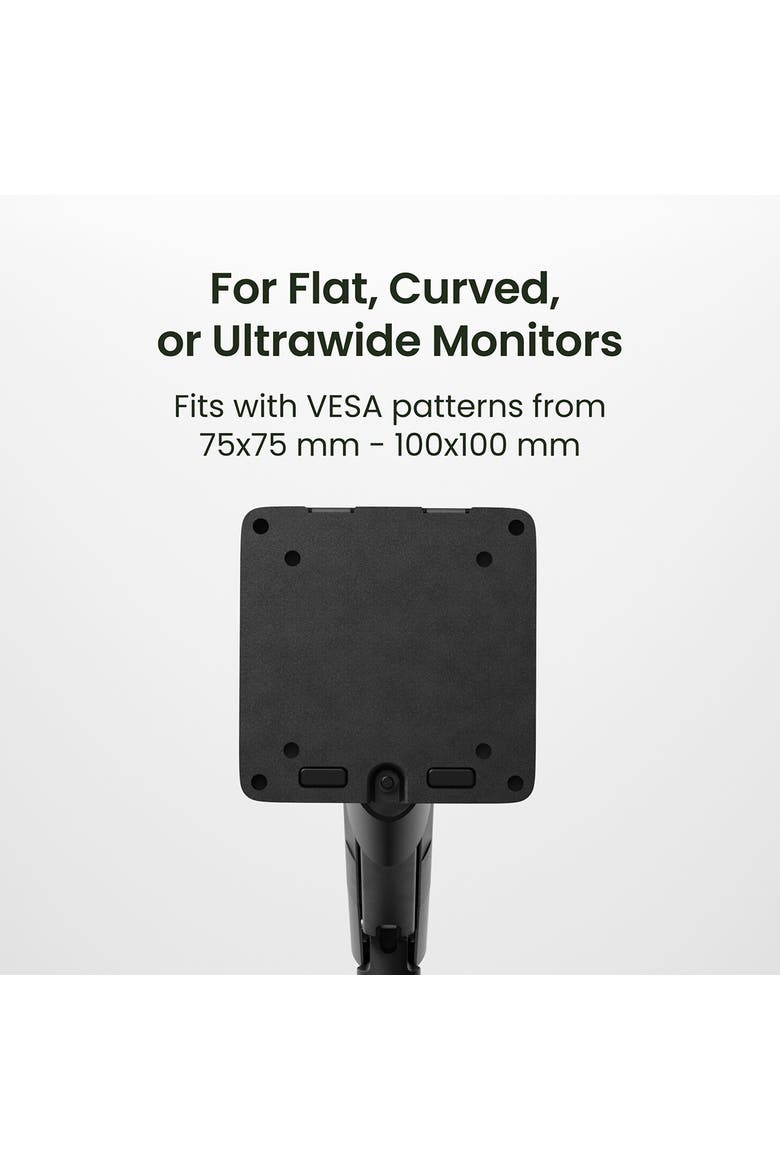 DM2 Dual Monitor Desktop Mount for 17 - 35 inch Displays, Alternate, color, Black
