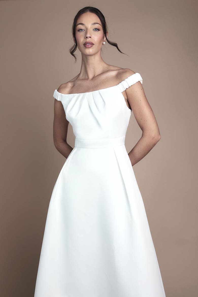 Bardot A-Line Maxi Dress, Alternate, color, Ivory