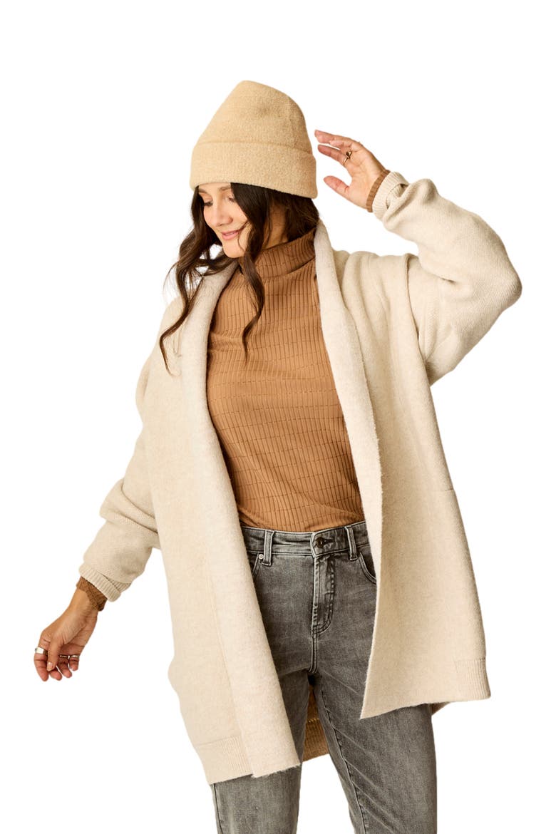 Priya Topper, Alternate, color, Oatmeal Heather