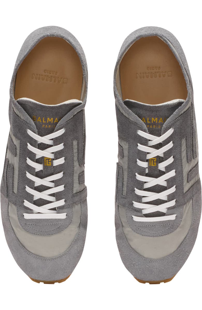 Balmain Racer 45 Low Top Sneaker, Alternate, color, Light Grey