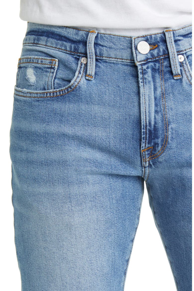 L'Homme Crop Slim Fit Jeans, Alternate, color, BAHAMAS