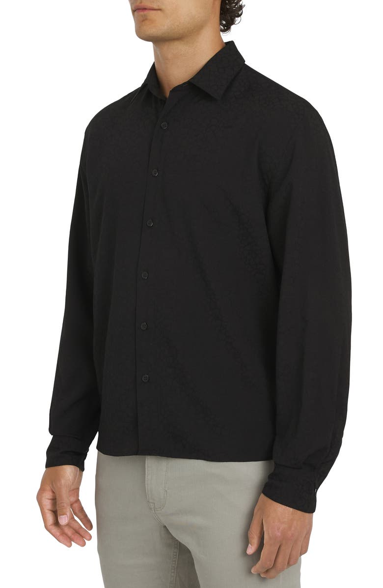 DKNY SPORTSWEAR Isaiah Button-Up Shirt, Alternate, color, Black