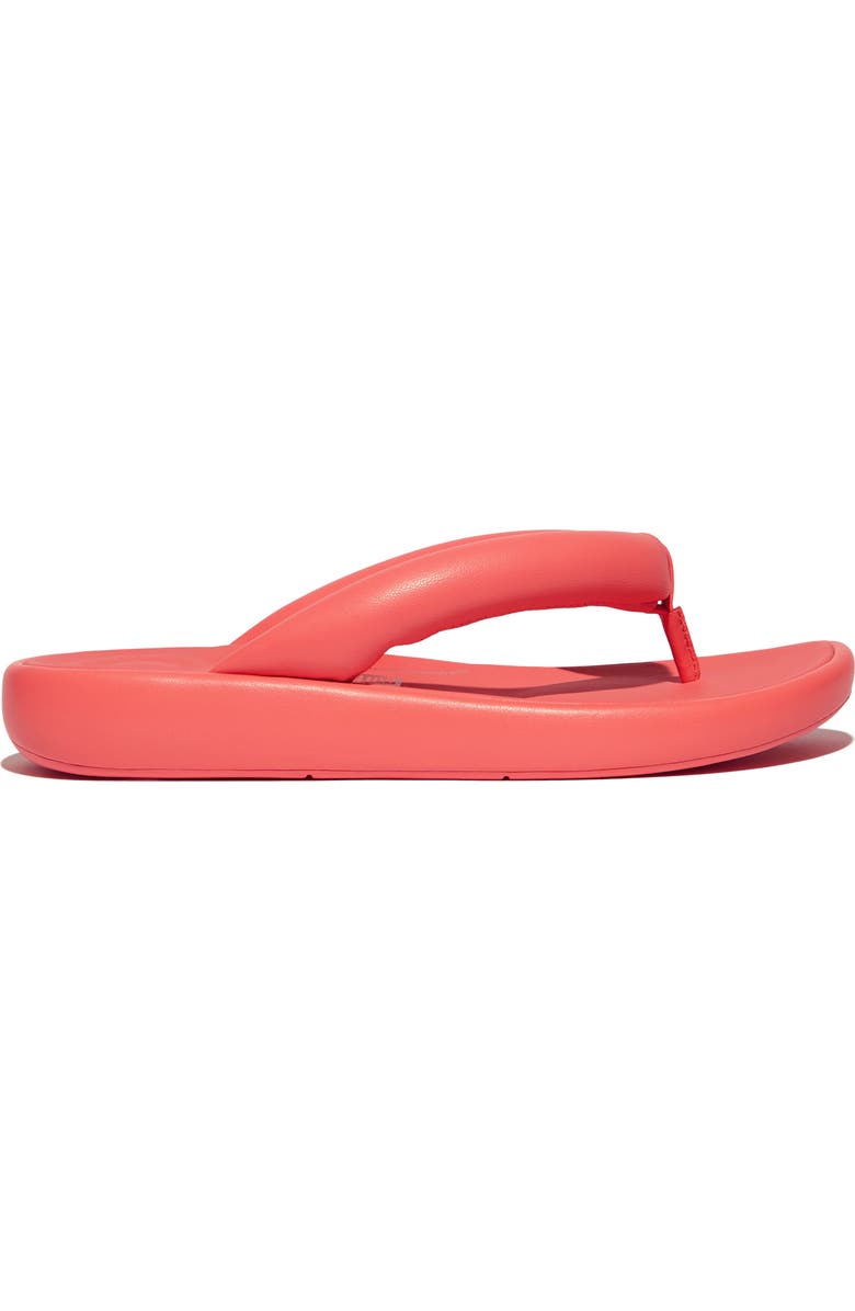 FitFlop iQushion D-Luxe Flip Flop, Alternate, color, Rosy Coral