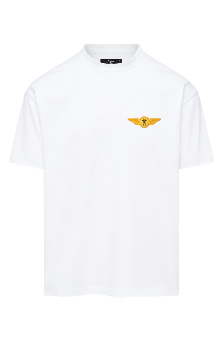 Eastside Golf Eastside Air Logo Patch Graphic T-Shirt, Main, color, Bright White
