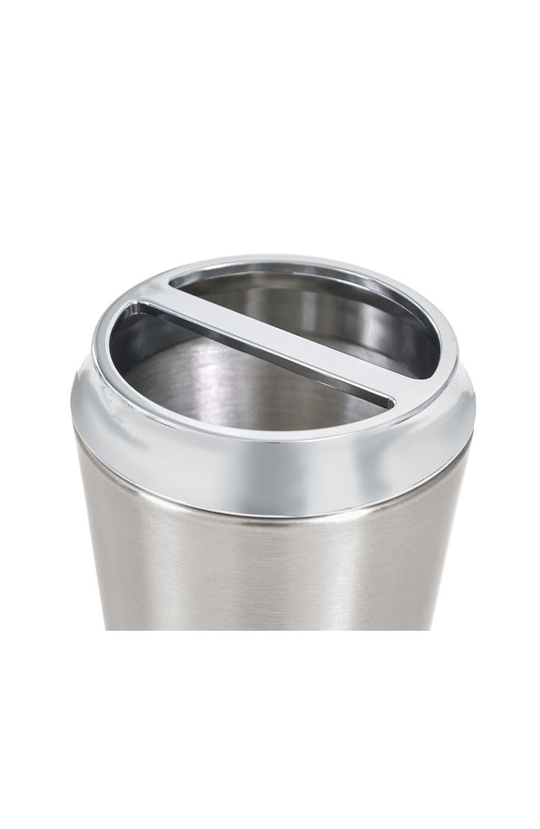 iDesign Stainless Steel Toothbrush Holder - Set of 2 - Brushed/Chrome, Alternate, color, Brushed