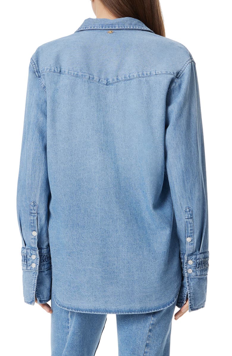 Sam Edelman Wrenly Chambray Button-Up Shirt, Alternate, color, 