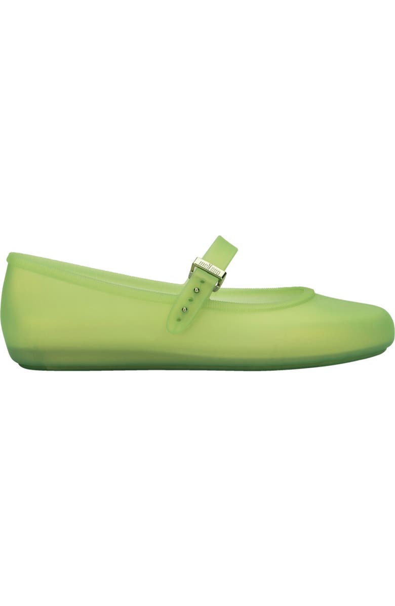 Melissa Soft Ballerina Flat, Alternate, color, Green/ Green
