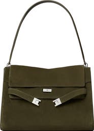 Tory Burch Large Lee Radziwill Suede Shoulder Bag