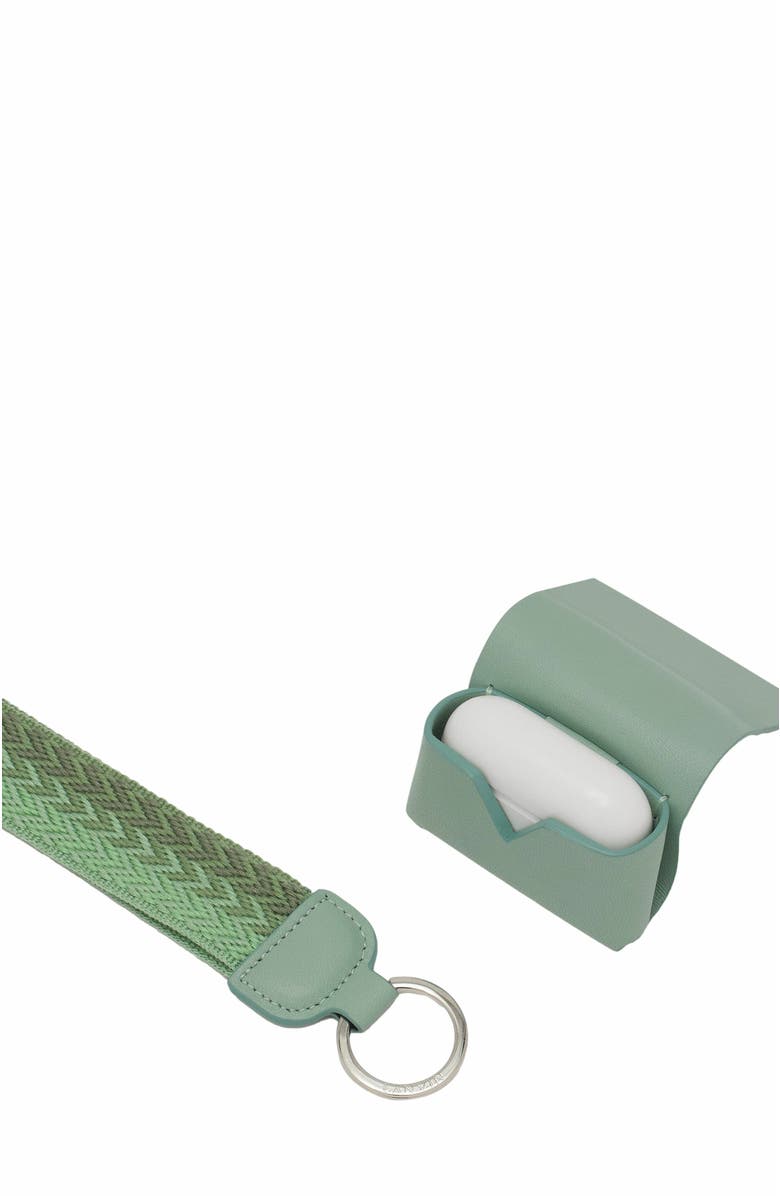 Lanvin Signature Leather Case For Airpods Pro, Alternate, color, 