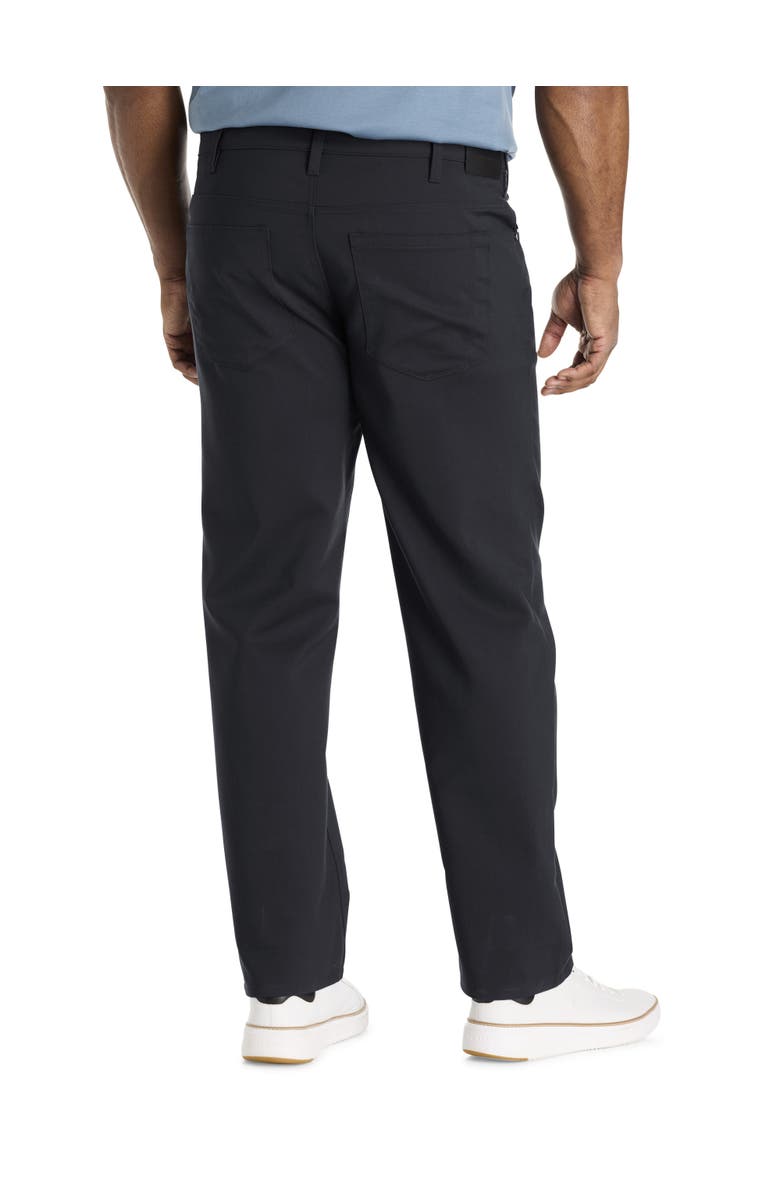 Perry Ellis Big & Tall 5-Pocket Stretch Chino Pants, Alternate, color, Black