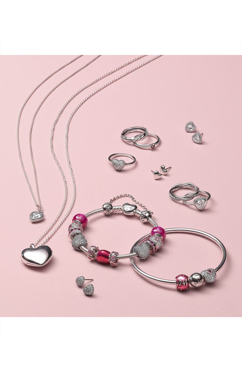 PANDORA Heart Clasp Charm Bracelet, Alternate, color,