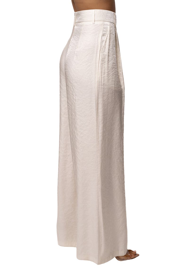 Monaco Wide Leg Pant, Alternate, color, Ivory