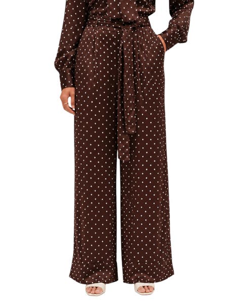 Viscose Polka Dot Trousers