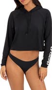 Hurley Oao Crop Cover-Up Hoodie