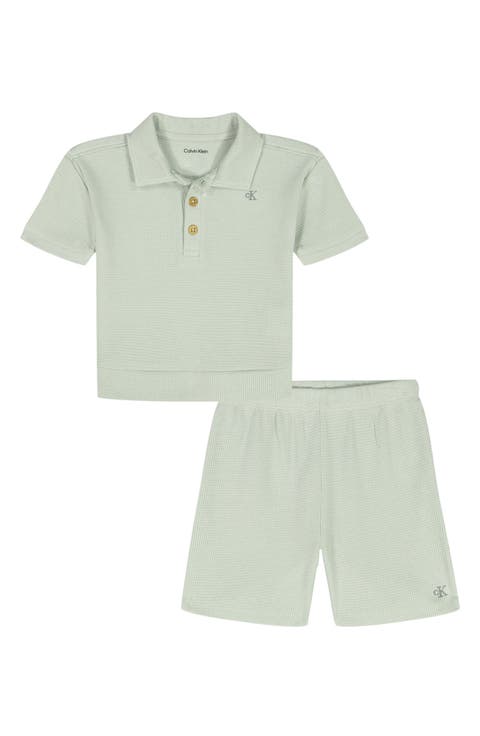 Knit Polo & Shorts Set (Baby)
