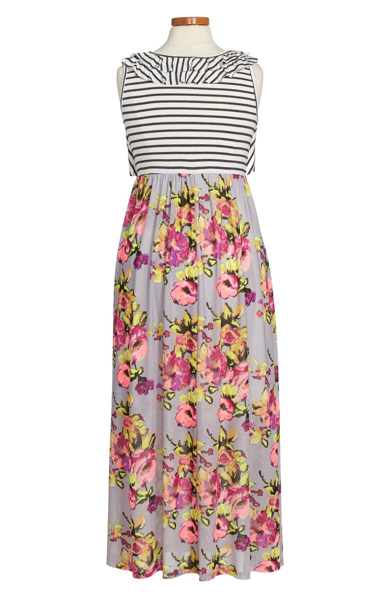 Truly Me Sleeveless Maxi Dress, Alternate, color,