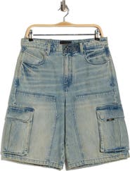RtA Joseph Denim Cargo Shorts