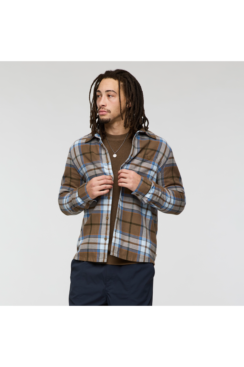 Quedo Flannel Shirt - Men's, Main, color, Dune Plaid