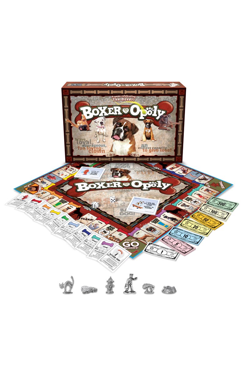 Late for the Sky Boxeropoly Monopoly Board Game, Main, color, Multicolored