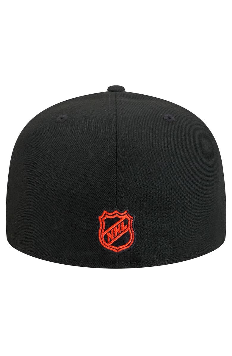 New Era Men's New Era Black Philadelphia Flyers Core 59FIFTY Fitted Hat, Alternate, color, Black