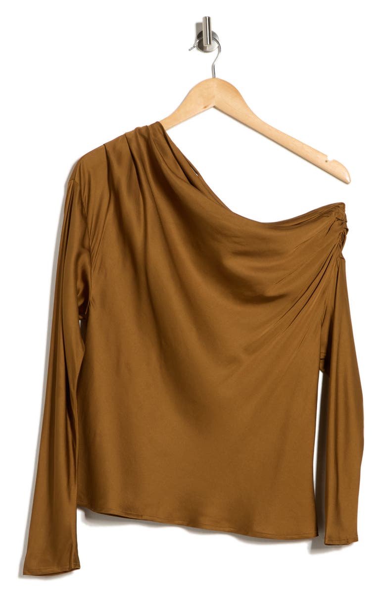 A.L.C. Piper One-Shoulder Top, Main, color, Aged Bronze