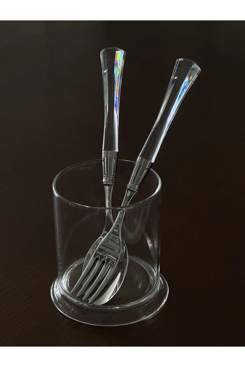 Venus - 5 Piece Place Setting, Alternate, color, Crystal