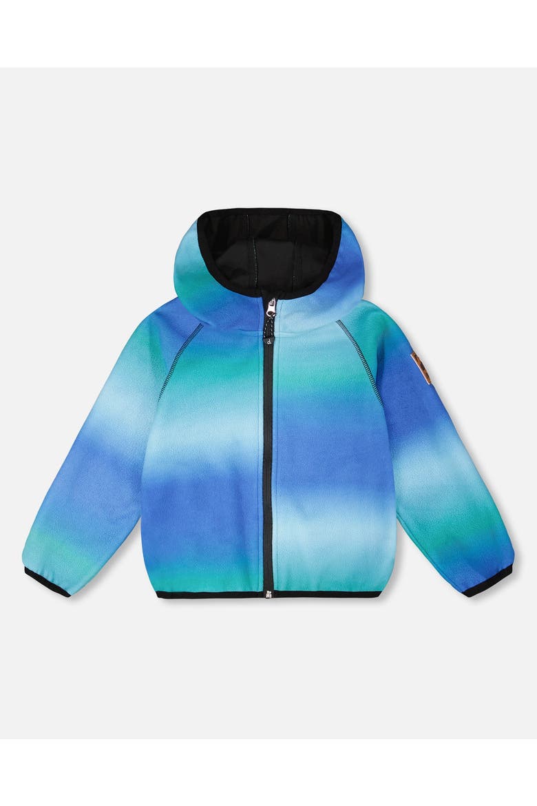 Softshell Gradient Jacket, Main, color, Blue To Black Gradient