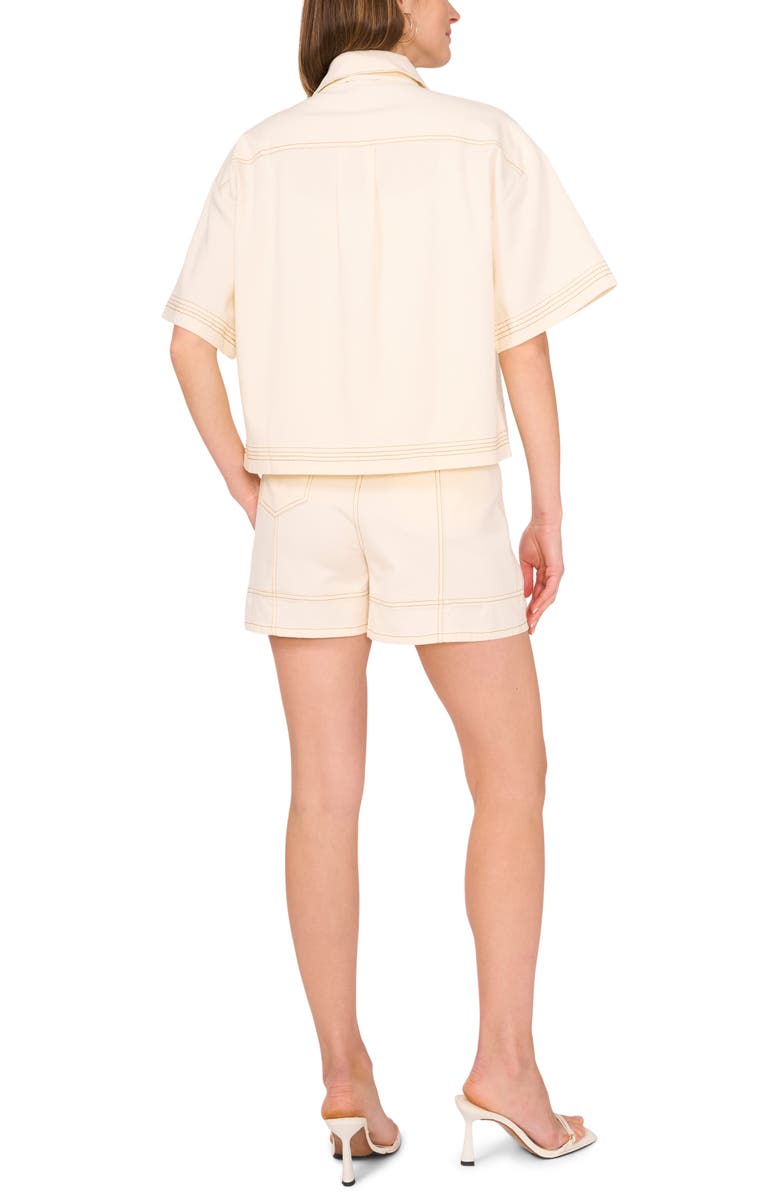 Parker The Alex Short Sleeve Jacket, Alternate, color, Buttercream
