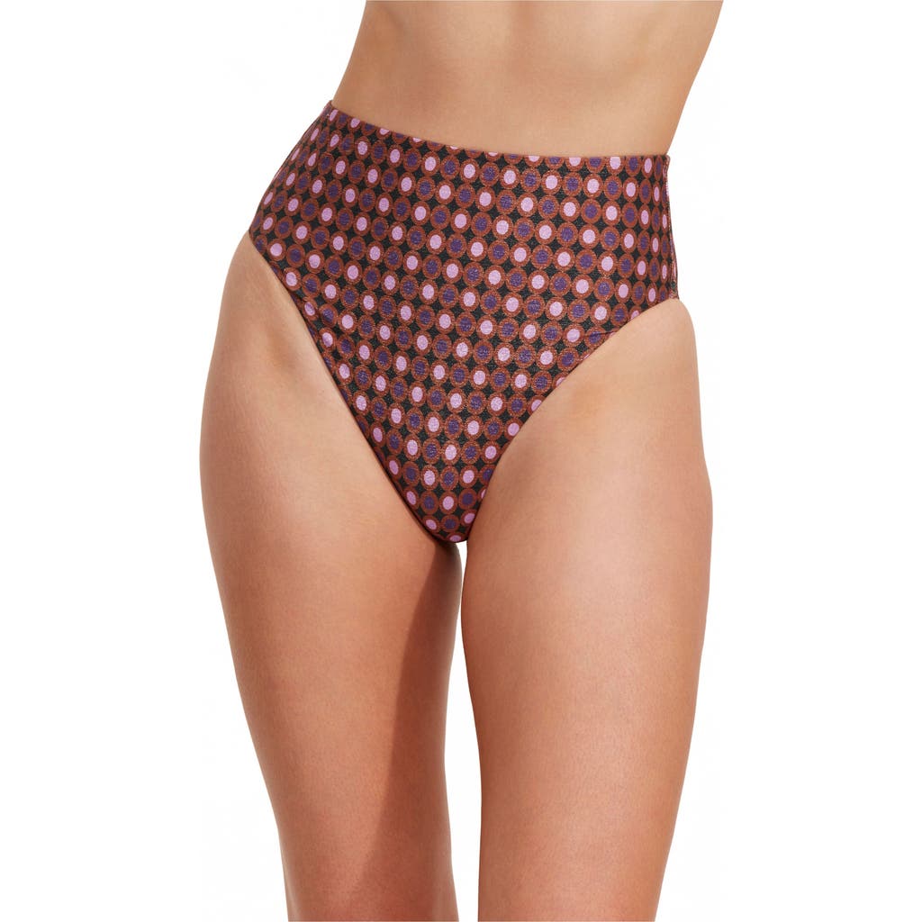 Luma Gottex Vintage Charm High Waist Swim Bottom In Multi