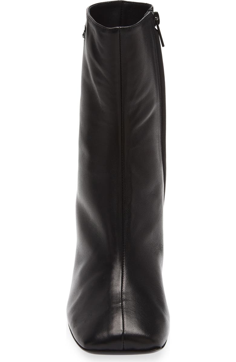 Courrèges Square Toe Bootie, Alternate, color, Black