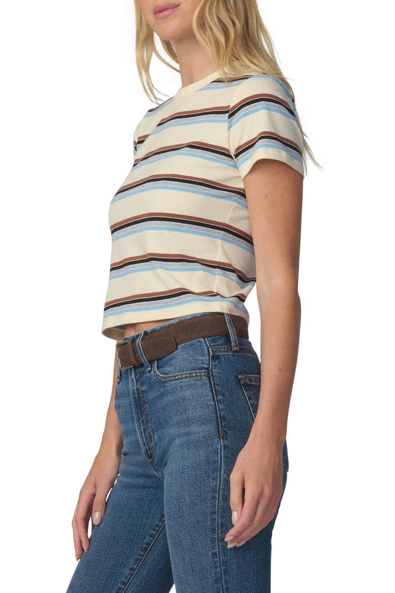 The Baby Striped T-Shirt, Alternate, color, ECRU MULTI STRIPE