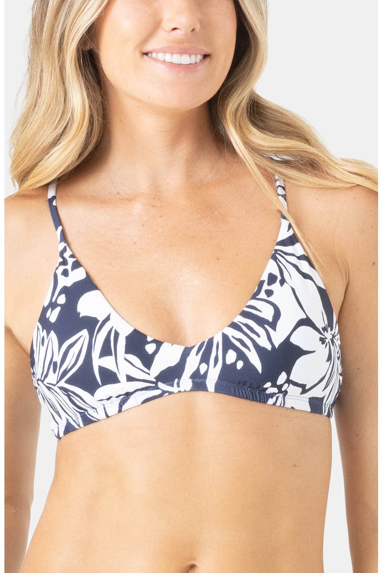 Oceanside Athletics Triangle Bikini Top, Main, color, MOOD INDIGO