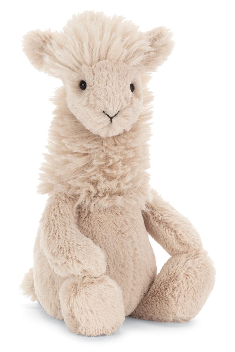 Medium Bashful Llama Stuffed Animal, Main, color, TAN