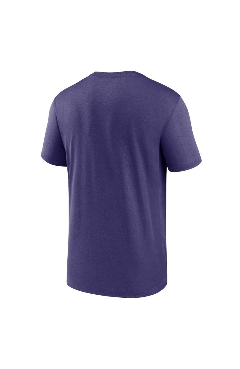 Nike Men's Nike Purple Baltimore Ravens Horizontal Lockup Legend T-Shirt, Alternate, color, Purple