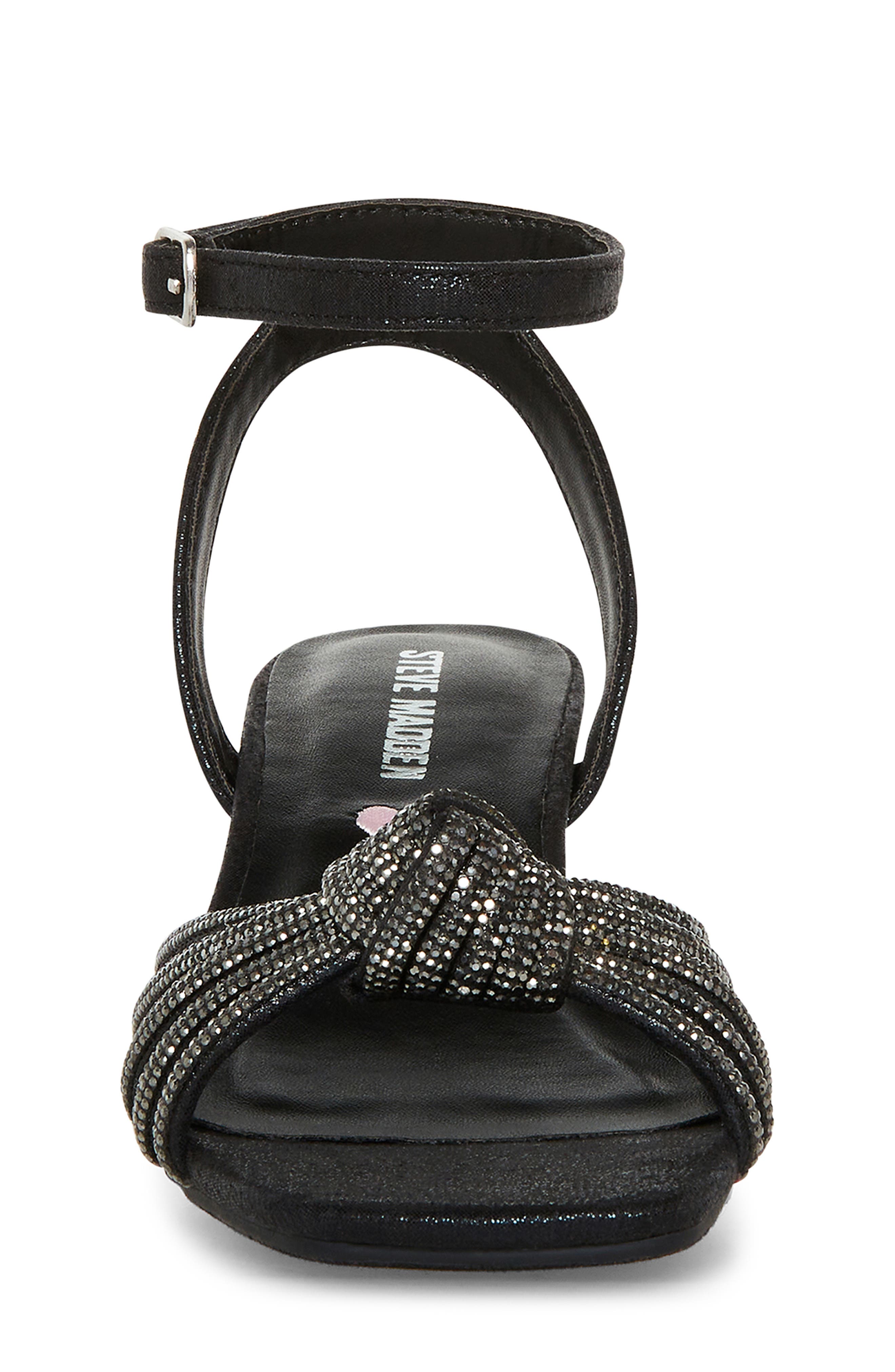 Steve Madden Kids' JLucia Rhinestone Strappy Sandal, Alternate, color, 