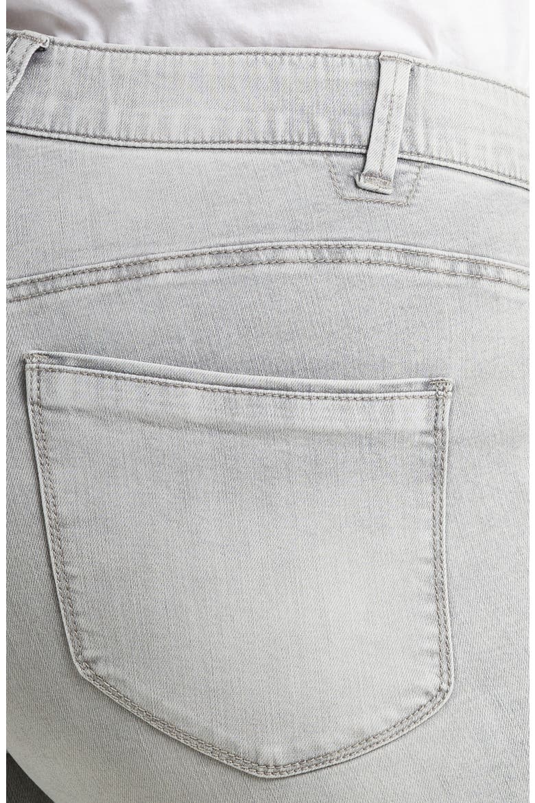 'Ab'Solution Button Fly High Waist Jeans, Alternate, color, GY-GREY