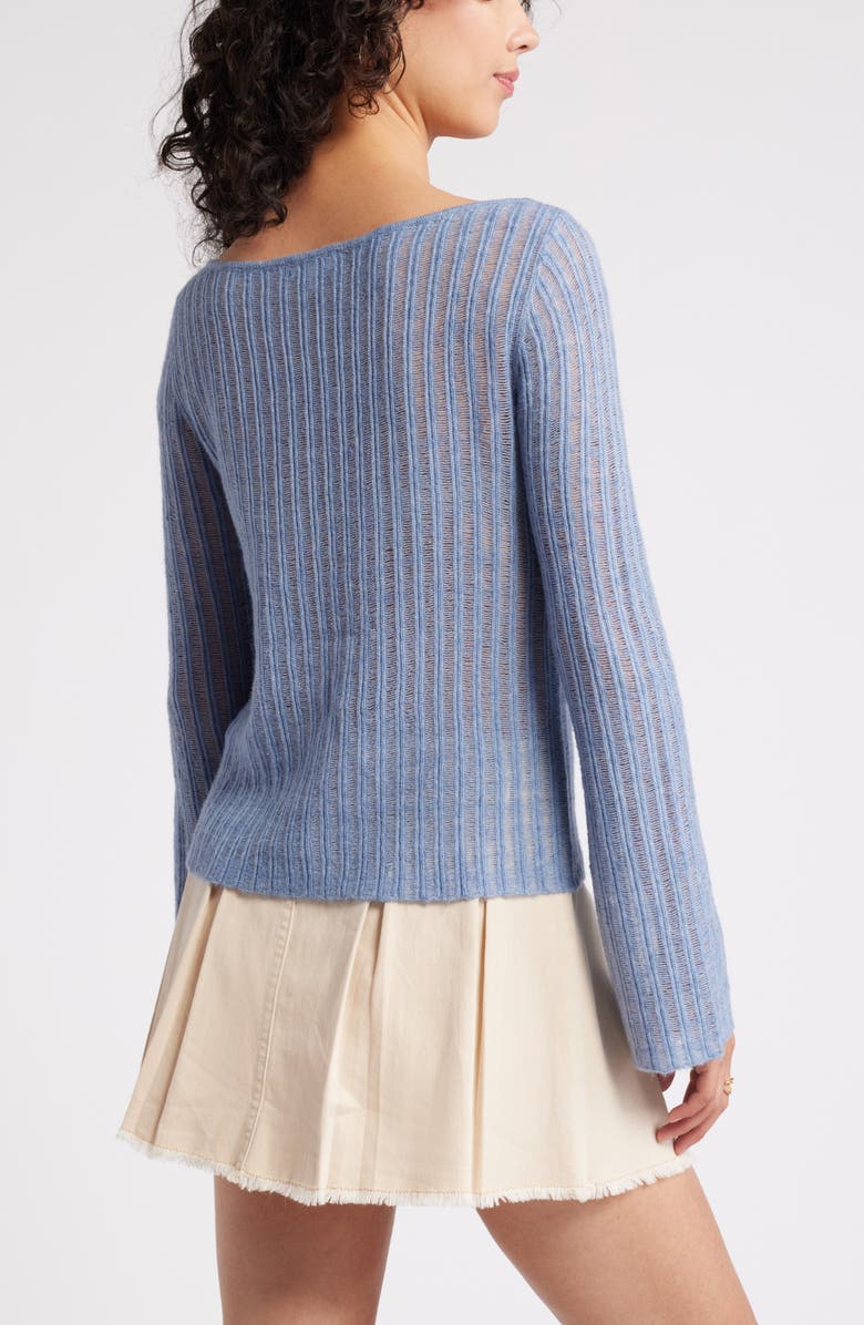 BP. Ladder Stitch Sweater, Alternate, color, 