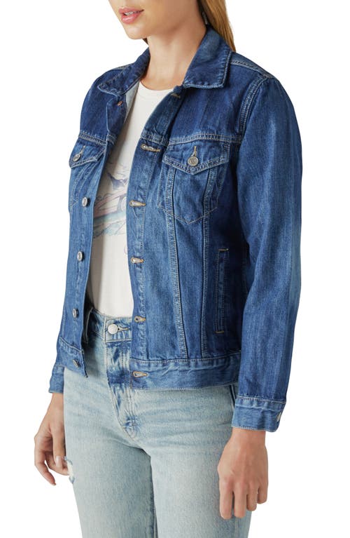 Lucky Brand The Tomboy Denim Trucker Jacket