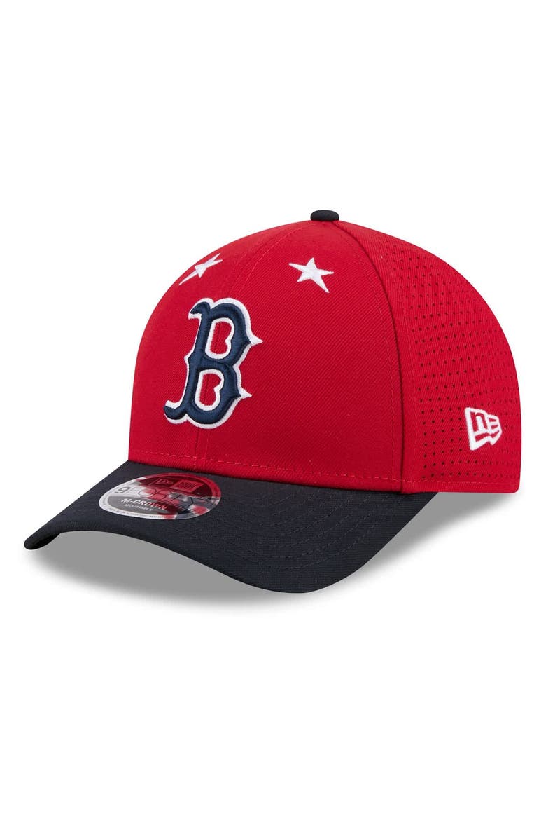 Men's New Era Red/Navy  Boston Red Sox 2025 MLB All-Star Game 9FORTY M-Crown Adjustable Hat, Alternate, color, Red