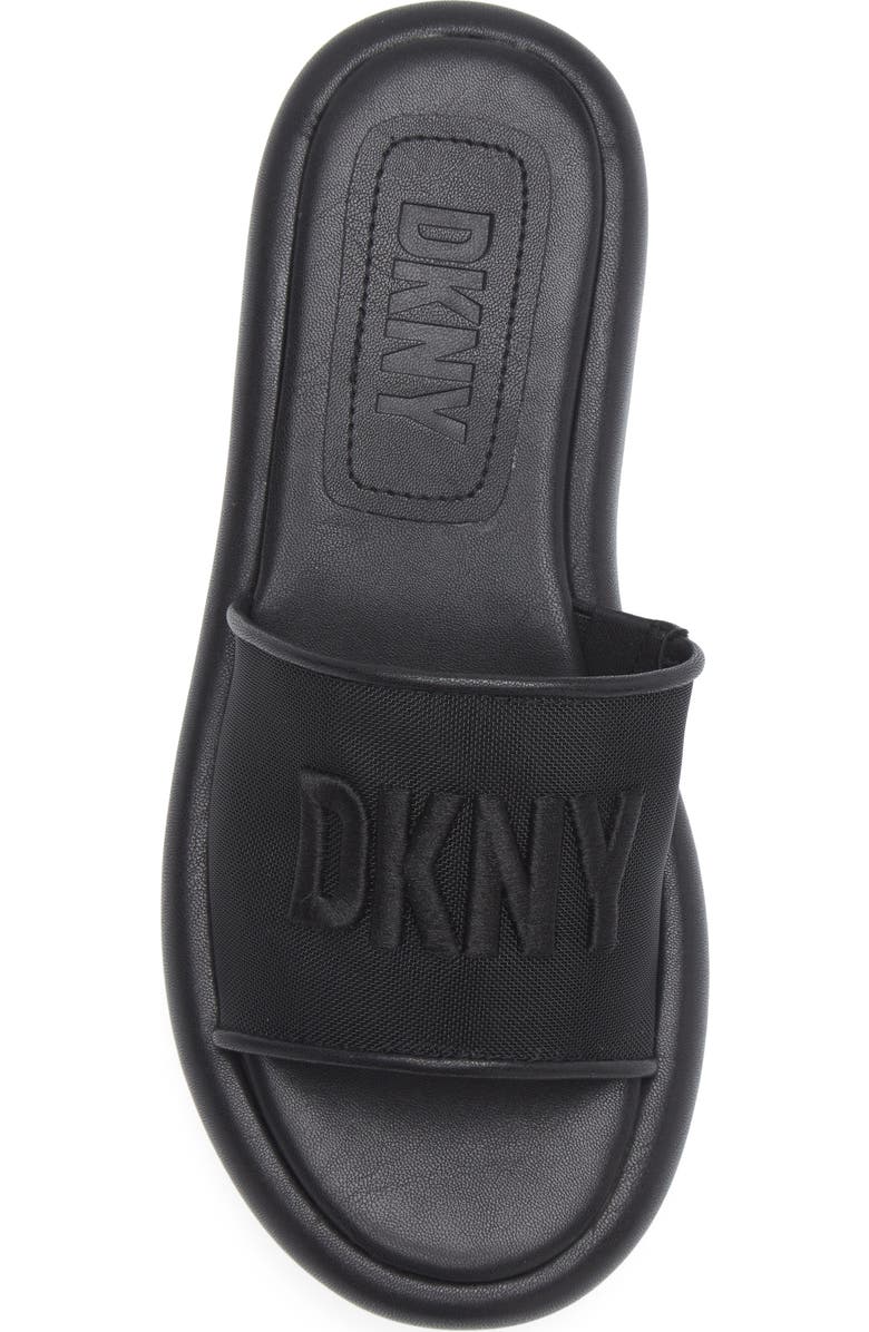 DKNY Odina Platform Slide Sandal, Alternate, color, Black
