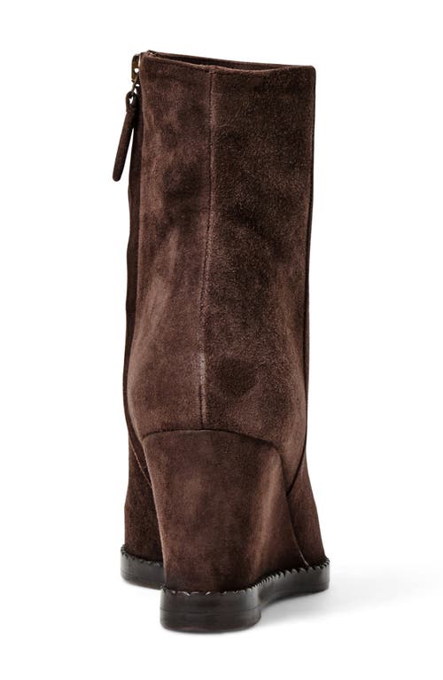 Bruno Magli Opera Wedge Bootie In Brown