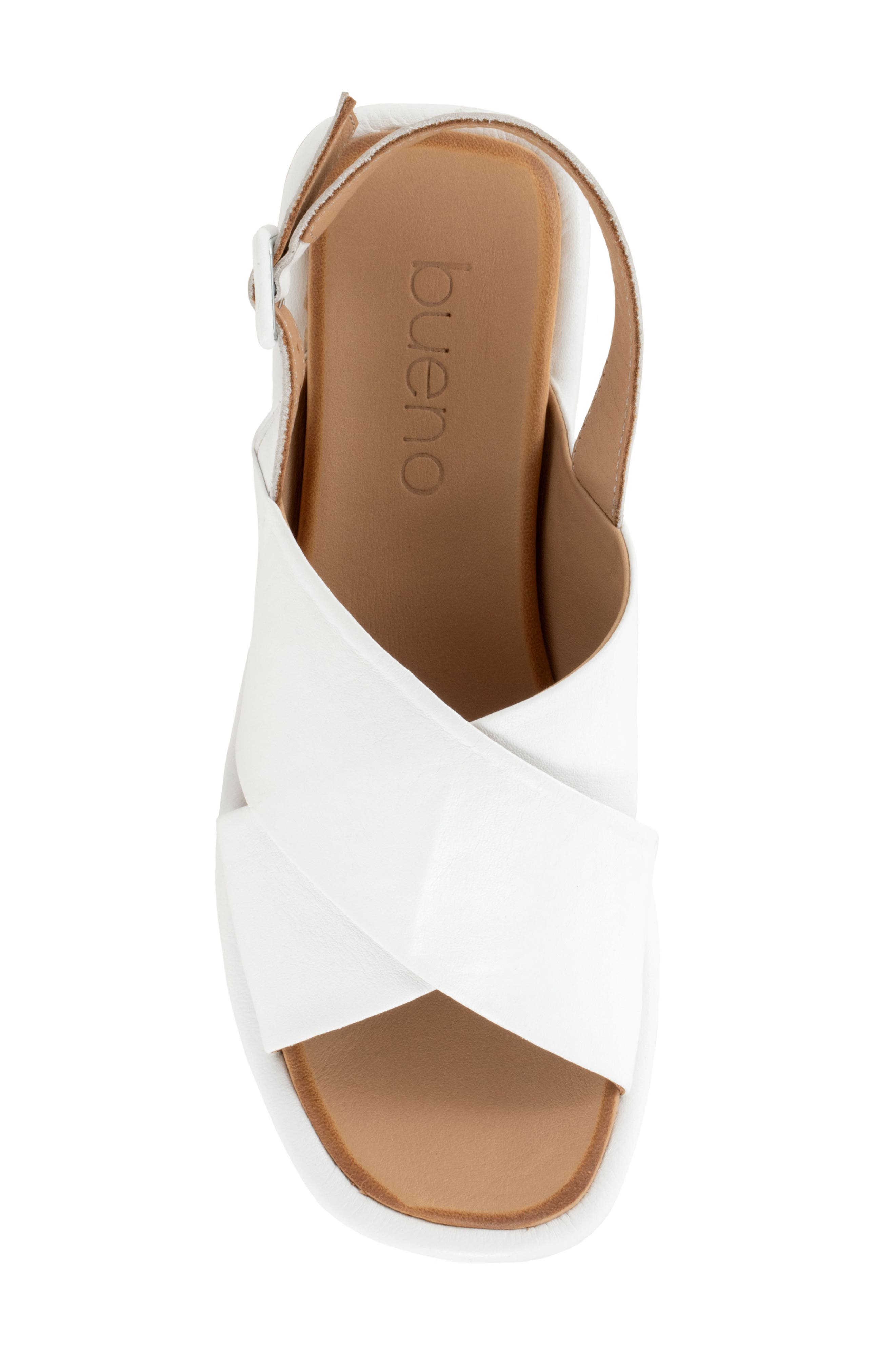 Bueno Elwood Slingback Sandal, Alternate, color, White