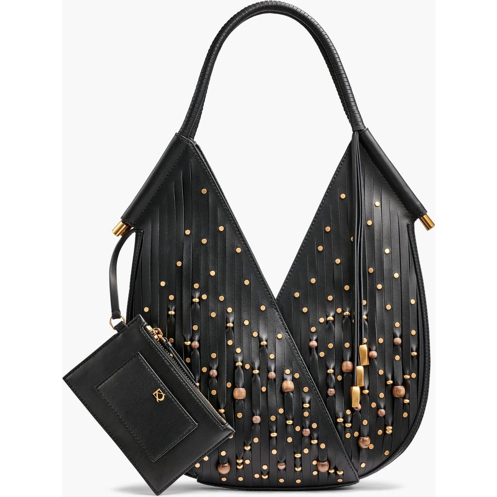 Donna Karan New York Baldwin Beaded Lasercut Mini Shoulder