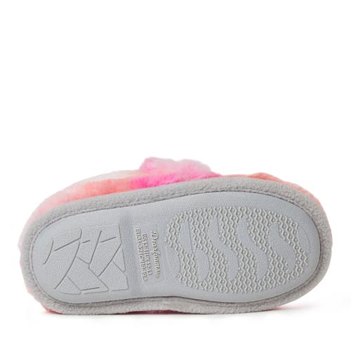 Dearfoams Kids' Peyton Animal Slip-on Clog Slipper In Multi